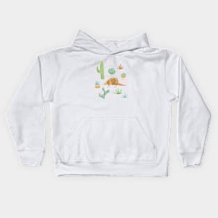 Armadillos in the Desert Kids Hoodie